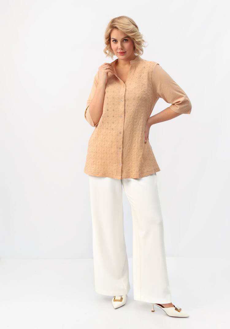 Рубашка из хлопка с шитьем шир.  750, рис. 27