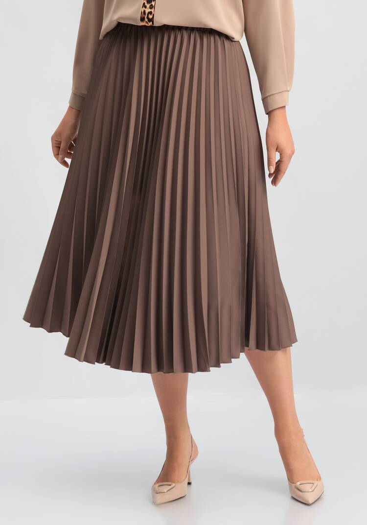 Юбка свободного кроя плиссированная шир.  750, рис. 17