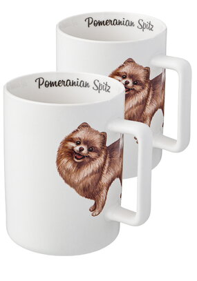 Кружки из фарфора Любимцы, 2 шт.