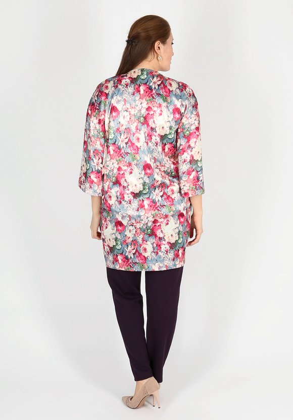 Кардиган на застежке с имитацией карманов шир.  580, рис. 10