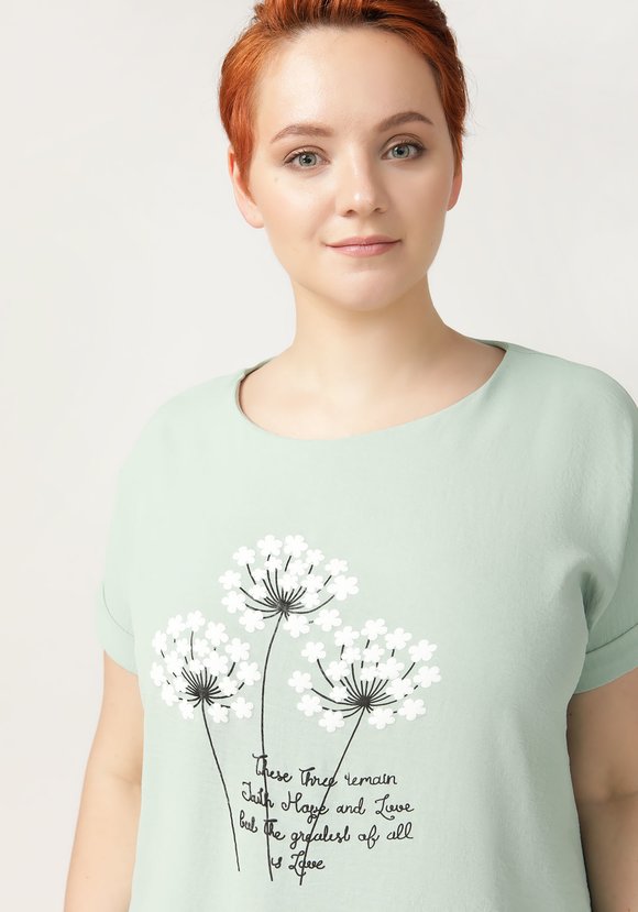 Блуза Полет мыслей шир.  580, рис. 14