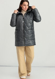 Куртка на молнии с капюшоном Милана