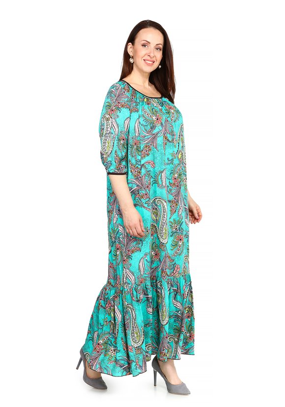 Платье Цветочный Вихрь шир.  580, рис. 6