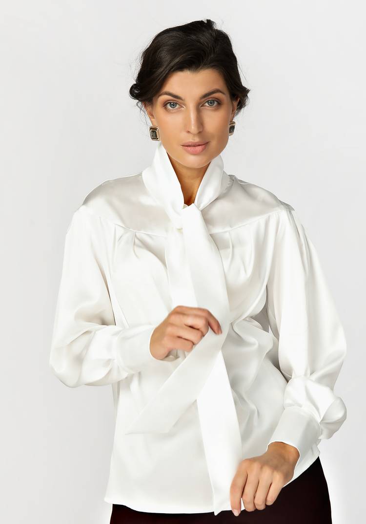 Блуза с бантом Эмели шир.  750, рис. 1