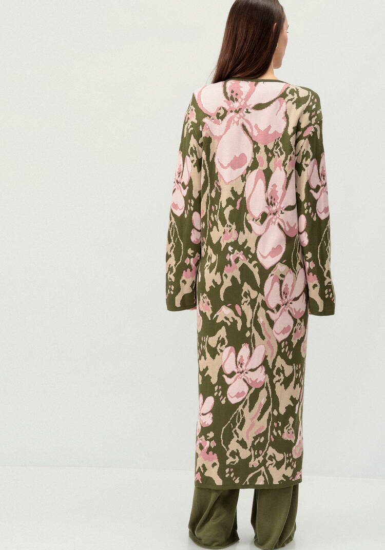 Кардиган с цветочным дизайном шир.  750, рис. 3