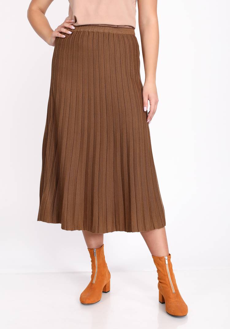 Юбка на резинке с имитацией плиссе шир.  750, рис. 2