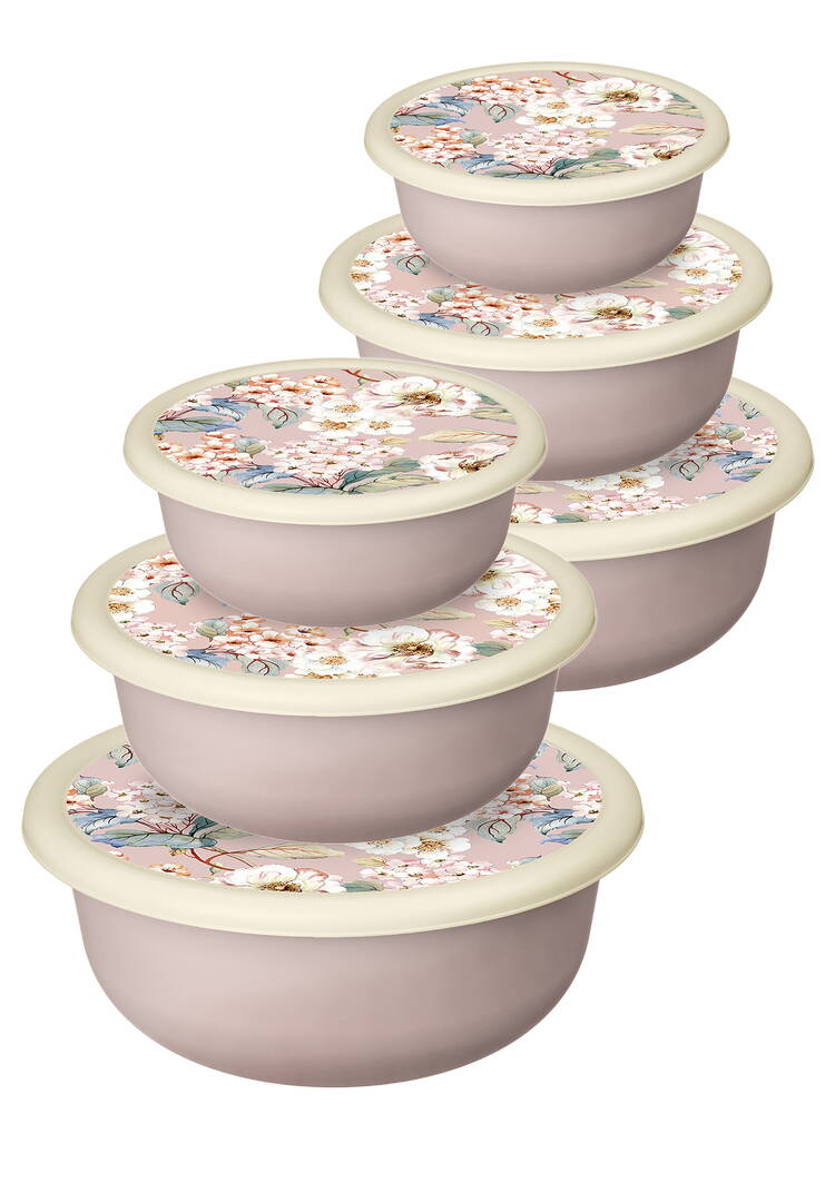 Комплект мисок с крышками, 6 шт. шир.  750, рис. 9