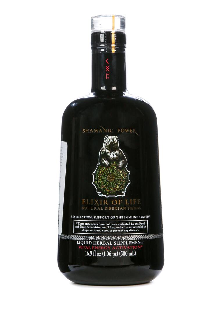 Бальзам травяной Эликсир Жизни шир.  750, рис. 1