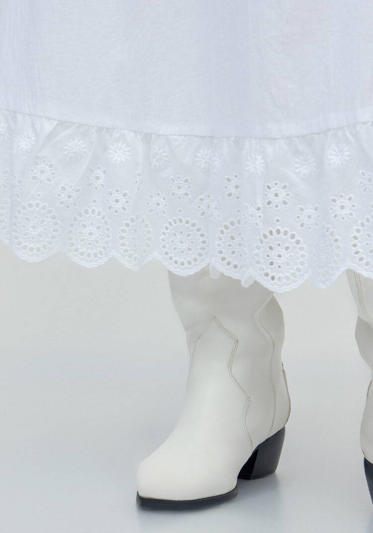 Нижняя юбка с шитьём по низу шир.  750, рис. 5