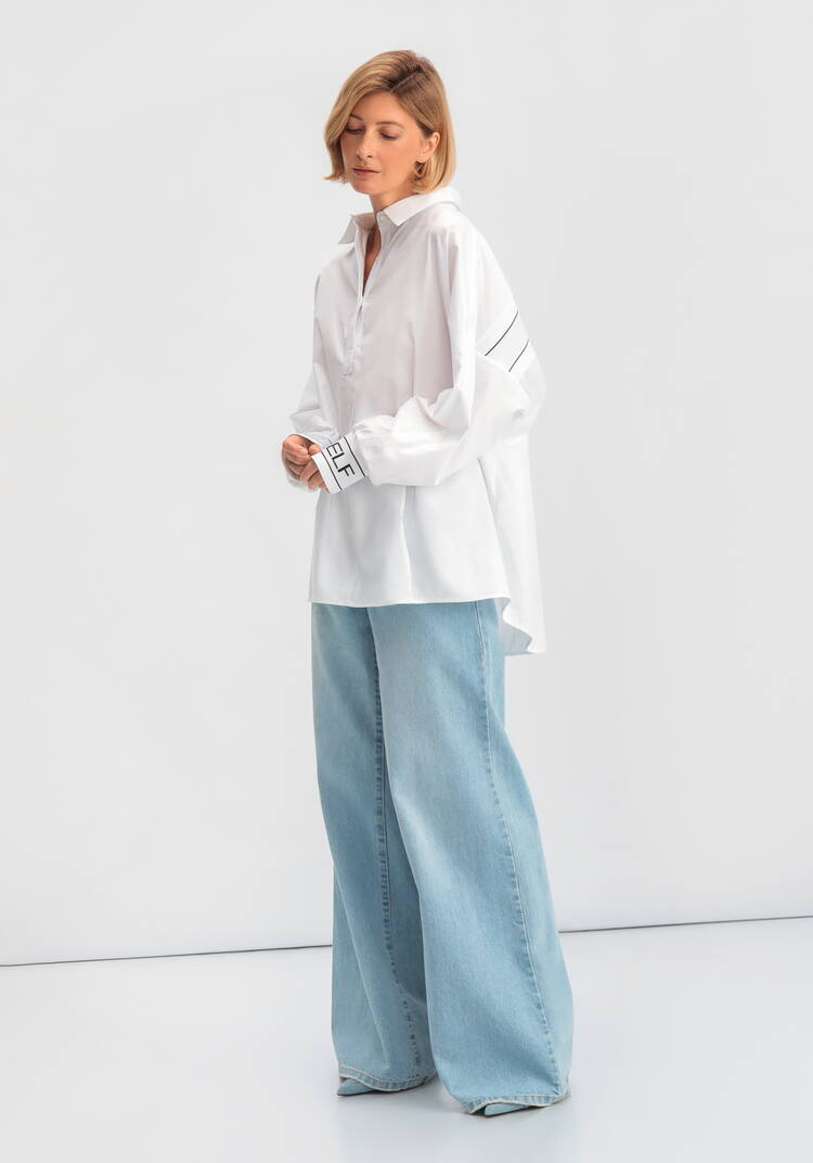 Рубашка с принтом на спине и рукавах шир.  750, рис. 17