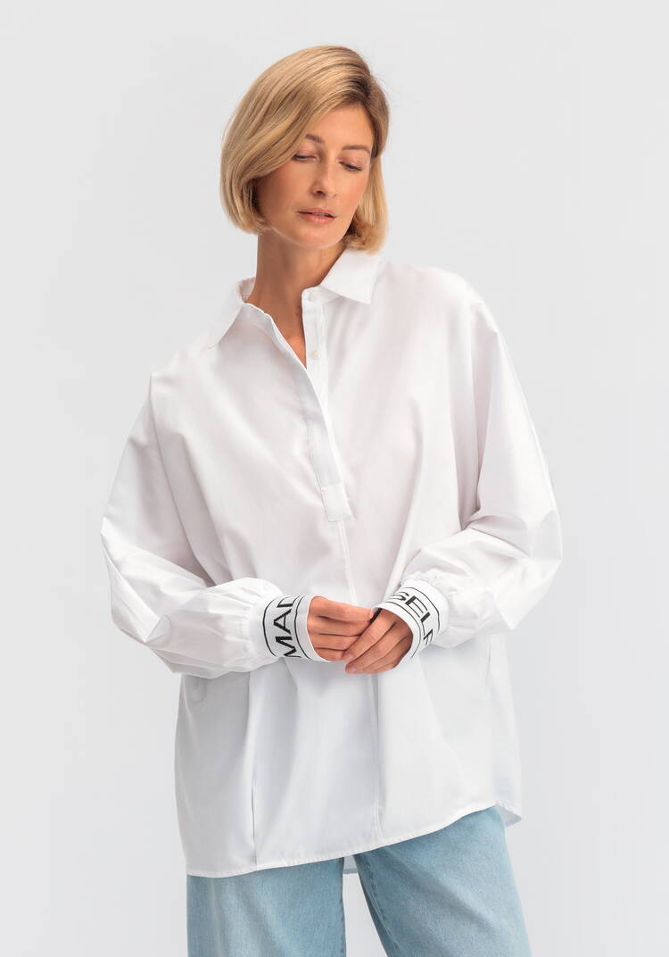 Рубашка с принтом на спине и рукавах шир.  750, рис. 19