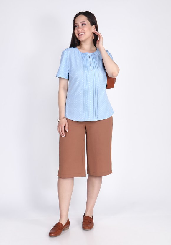 Блуза Яркое впечатление шир.  580, рис. 12