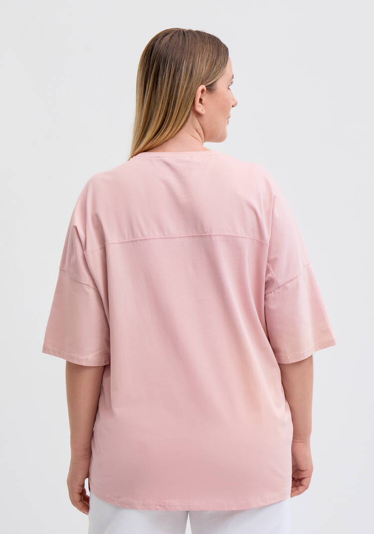 Футболка с цветочным принтом и стразами шир.  750, рис. 18