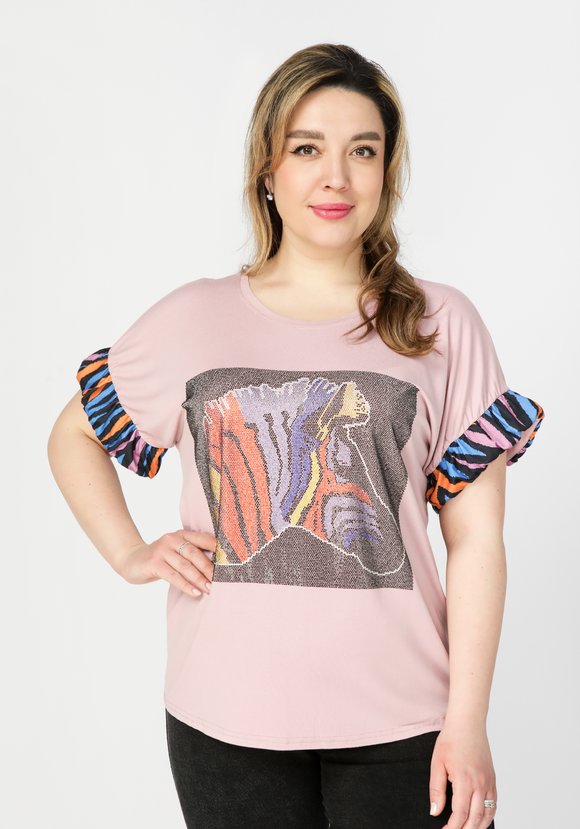 Футболка женская Роза шир.  580, рис. 1