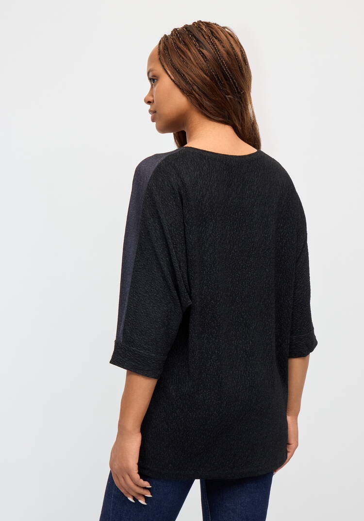 Джемпер с цветочным принтом Нежность шир.  750, рис. 16