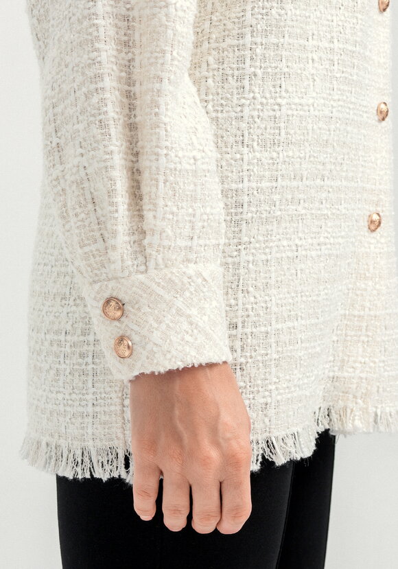 Жакет твидовый с фактурной нитью шир.  580, рис. 17