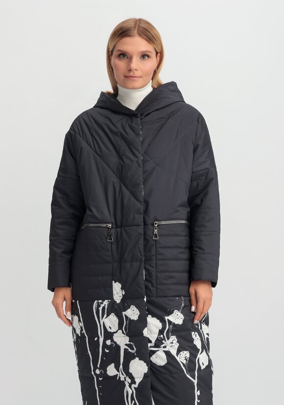 Куртка удлиненная до колен Марлен шир.  580, рис. 9