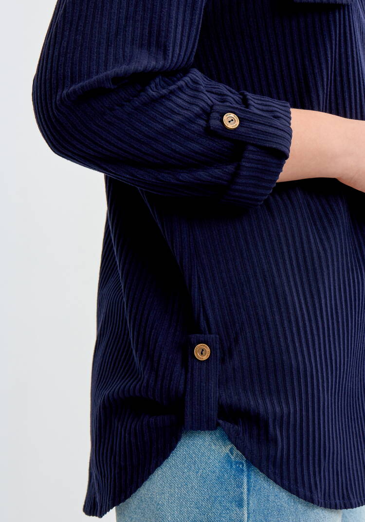 Рубашка из крупного вельвета шир.  750, рис. 6