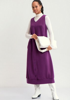 Сарафан с пуговицами по низу