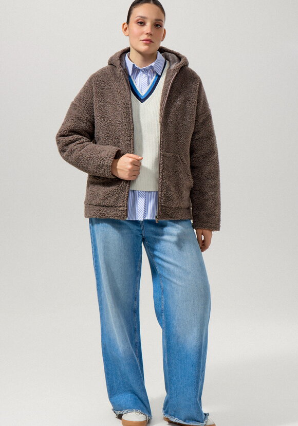 Толстовка тедди с капюшоном шир.  580, рис. 17