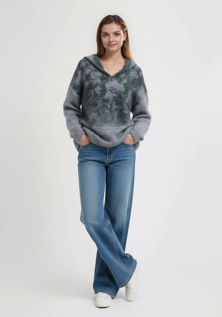 Джемпер Райский сад шир.  750, рис. 2