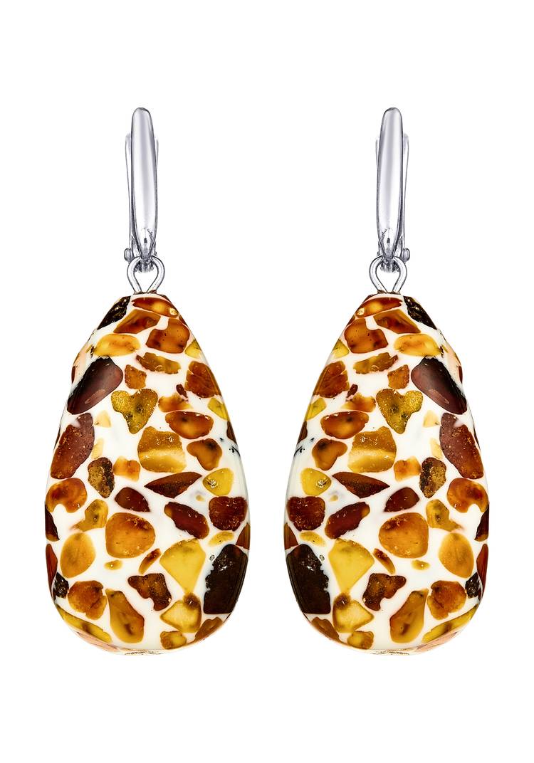 Серьги Сладкая пастила шир.  750, рис. 1
