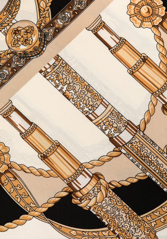 Платок шелковый Лиона шир.  580, рис. 12