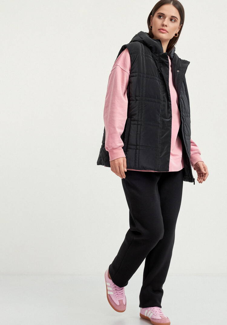 Брюки из футера с начёсом шир.  750, рис. 38