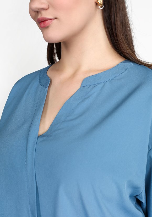 Блуза Приятная палитра шир.  580, рис. 18