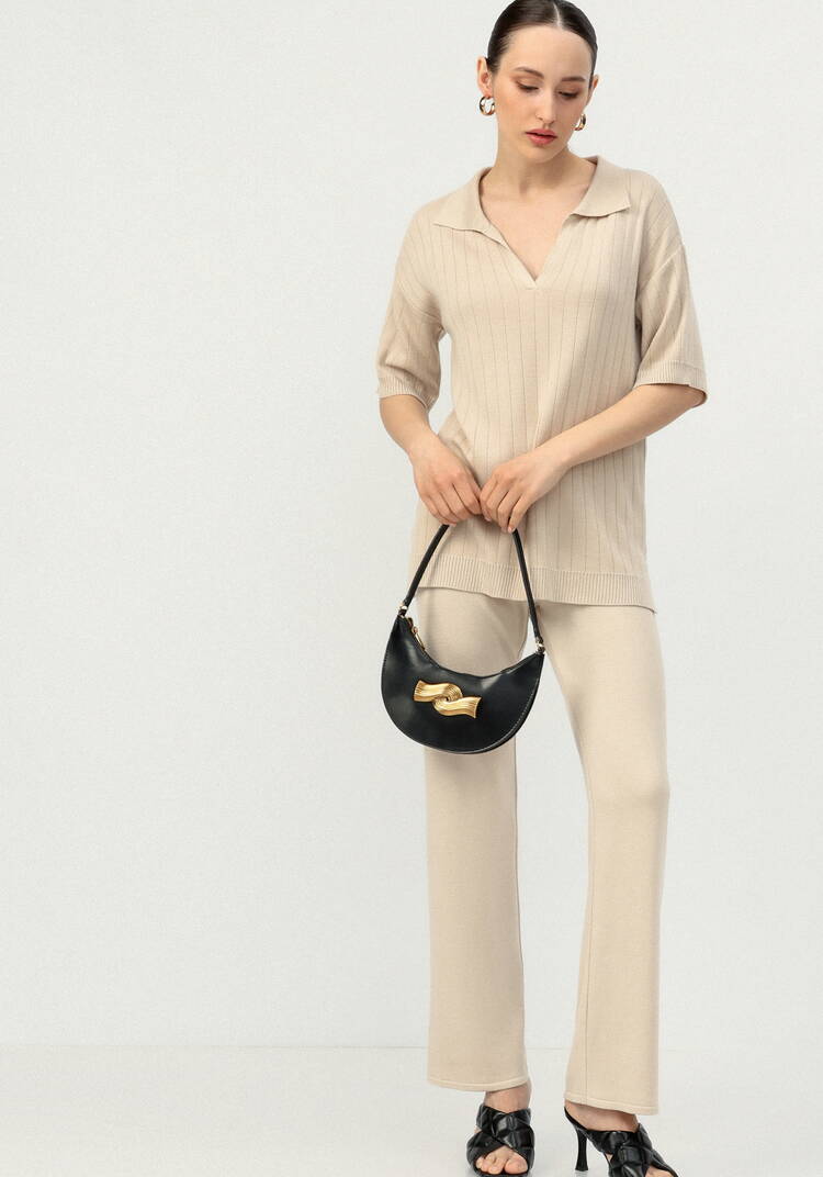 Костюм поло и брюки прямого кроя шир.  750, рис. 9
