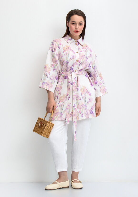 Рубашка удлиненная Женевьева шир.  580, рис. 6