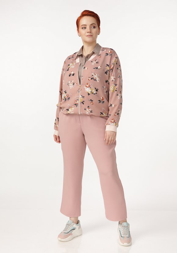 Брюки-бананы свободного кроя с карманами шир.  580, рис. 11