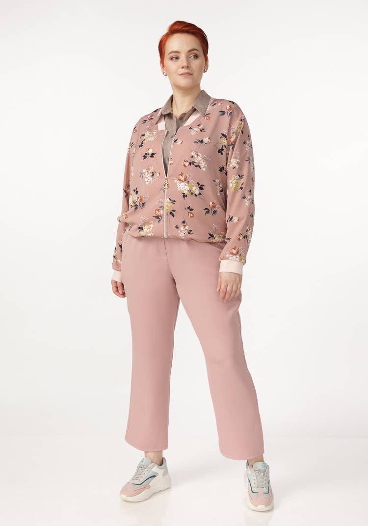 Брюки-бананы свободного кроя с карманами шир.  750, рис. 11