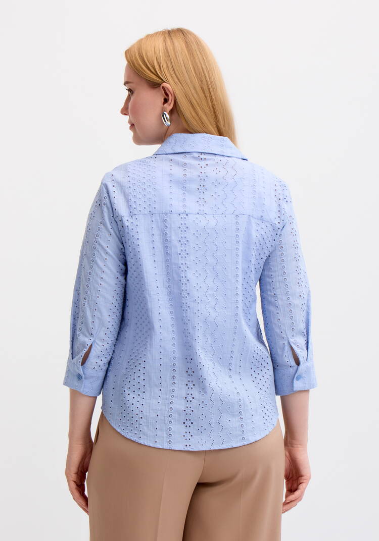 Блуза из шитья с рукавом 3/4 шир.  750, рис. 13