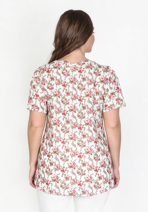 Блуза Летняя нотка шир.  580, рис. 6