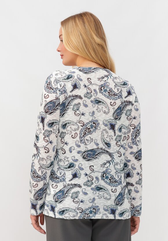 Блуза Ария с узором шир.  580, рис. 3