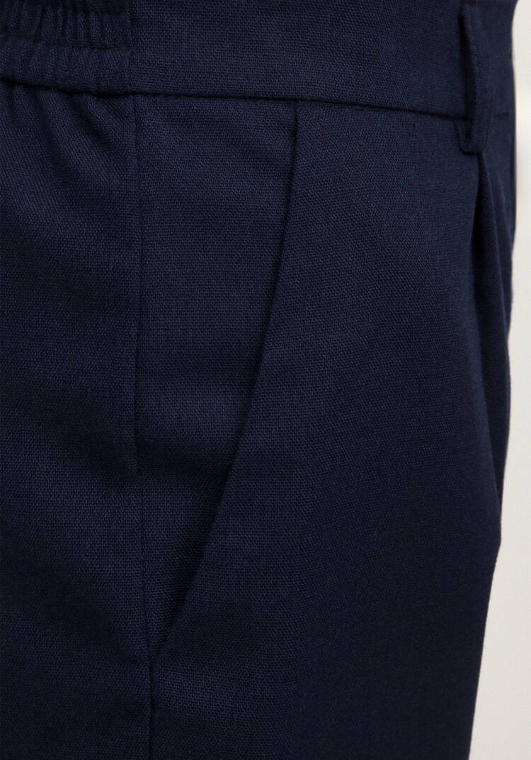 Брюки из льна Амальтия шир.  750, рис. 6