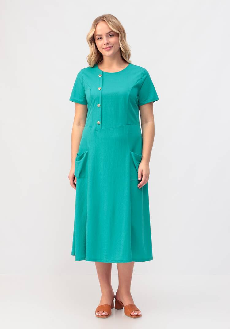 Платье свободного кроя Нинель шир.  750, рис. 13