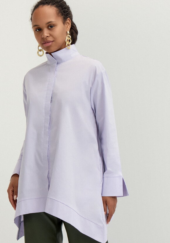 Рубашка с отложным воротом стойкой шир.  580, рис. 18