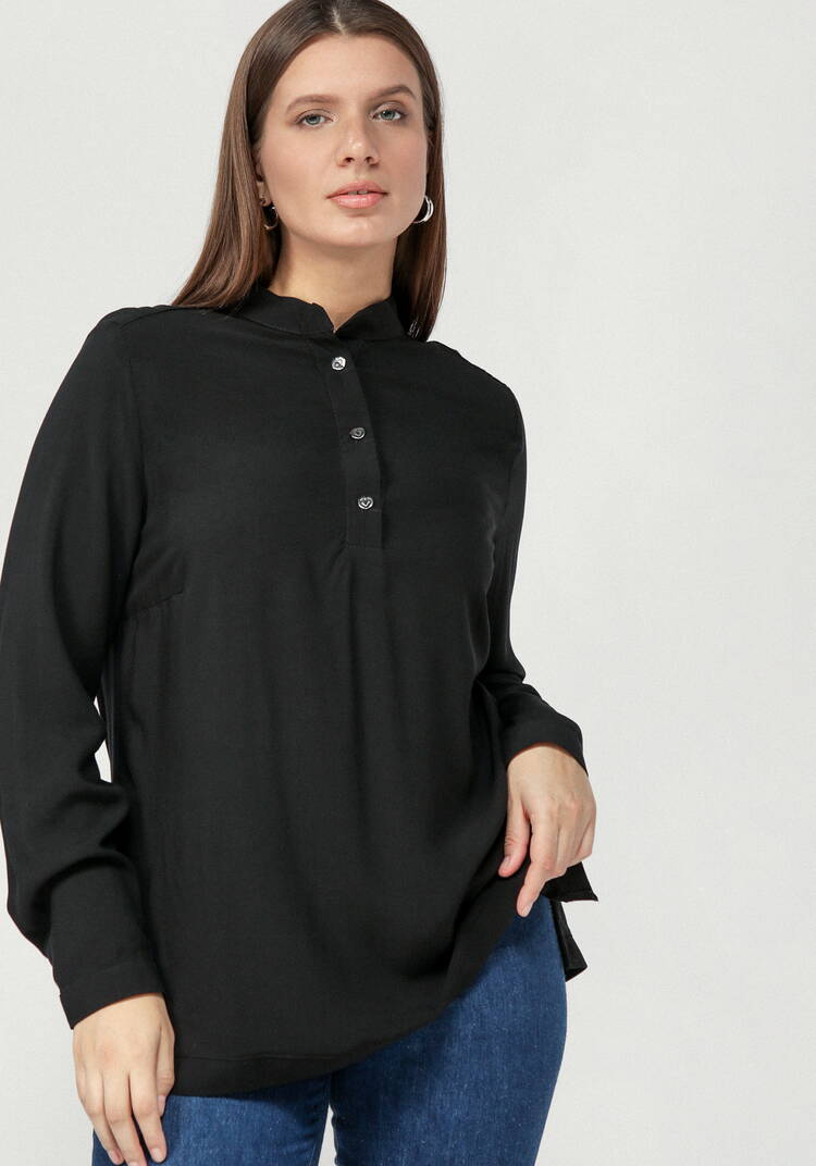 Блуза базовая с планкой на груди шир.  750, рис. 15