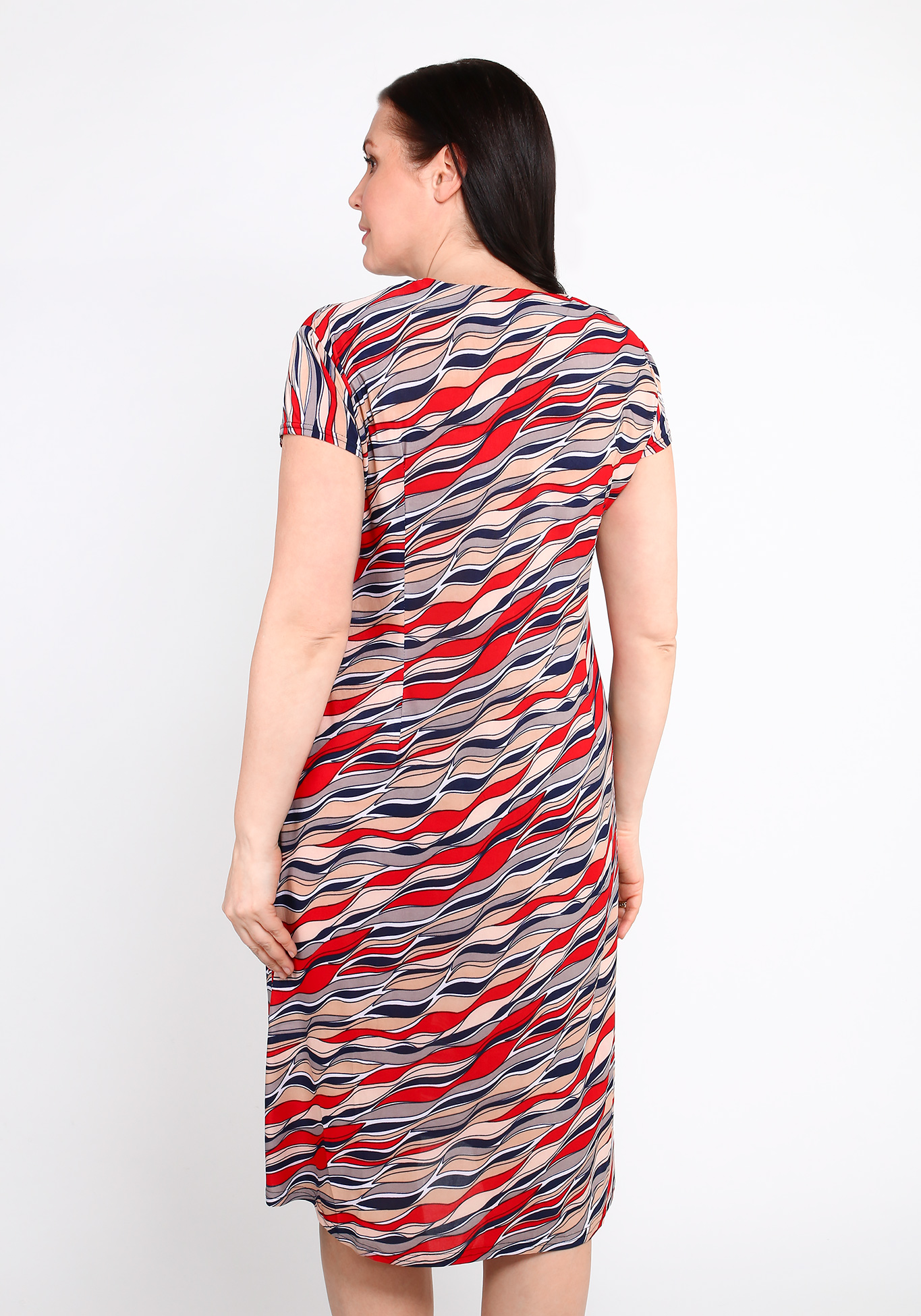 Платье "Рейна", размер 50, цвет красный - фото 3