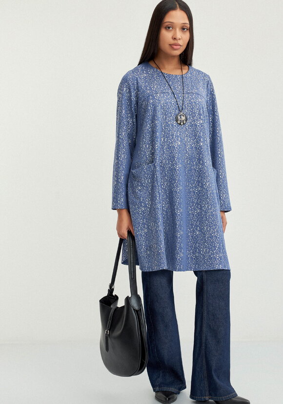 Туника с мерцающим напылением шир.  580, рис. 9