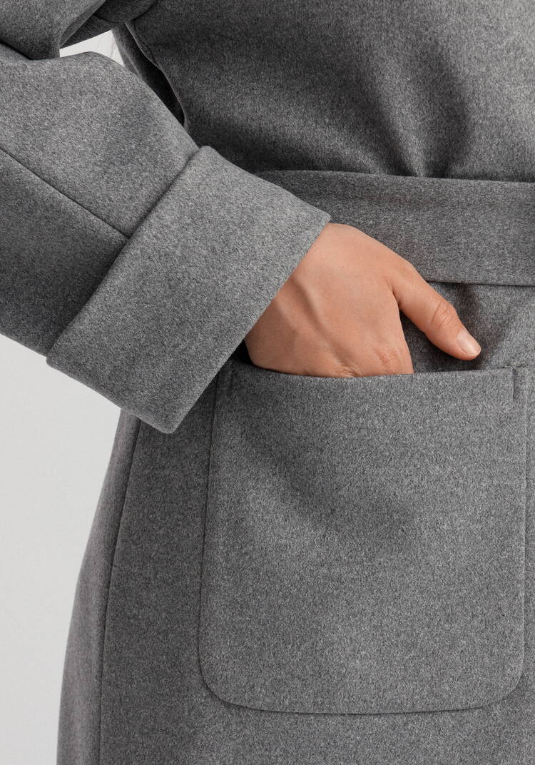 Пальто на подкладе длины миди шир.  750, рис. 27