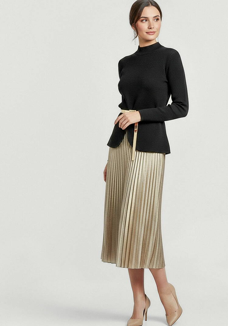 Юбка гофре с блестящим напылением шир.  750, рис. 23