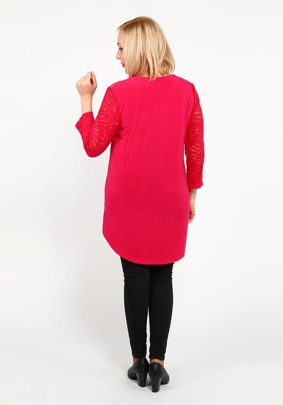 Туника с гипюровыми рукавами шир.  580, рис. 2