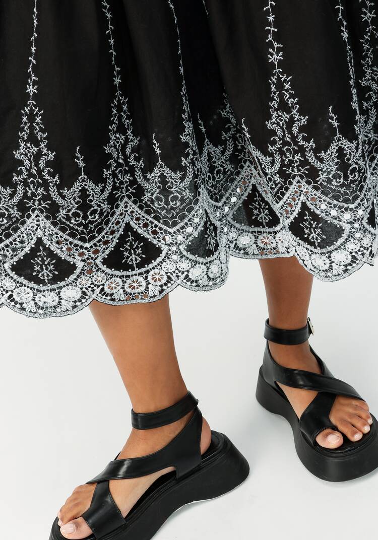 Платье свободного кроя с вышивкой шир.  750, рис. 14