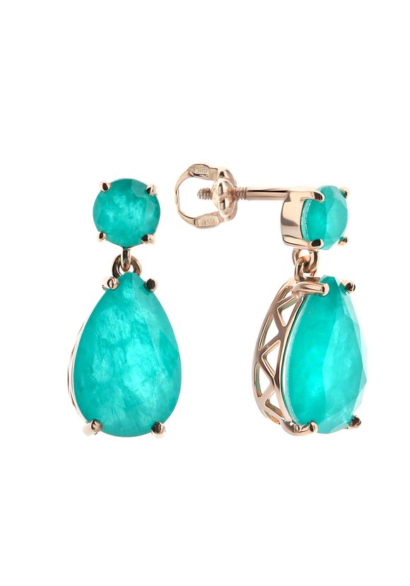 Серебряные серьги Звезда Голливуда шир.  580, рис. 4