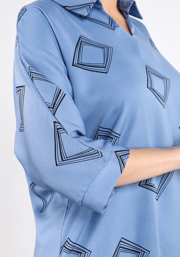 Блуза Обворожительная незнакомка шир.  580, рис. 20