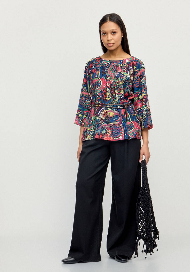 Блуза Мозайка нежности шир.  750, рис. 10