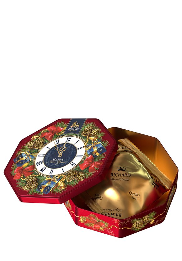 Чай Блестящего Нового года! чёрный листовой шир.  580, рис. 7